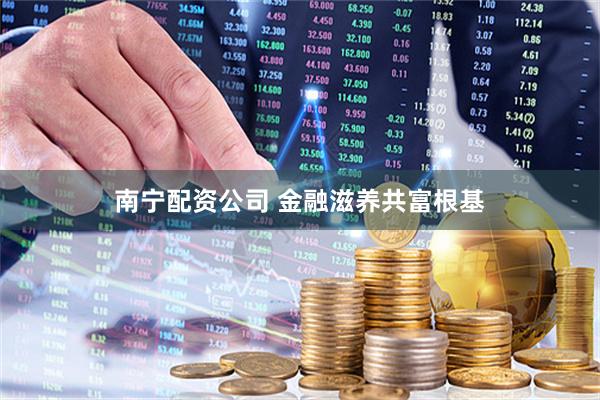 南宁配资公司 金融滋养共富根基